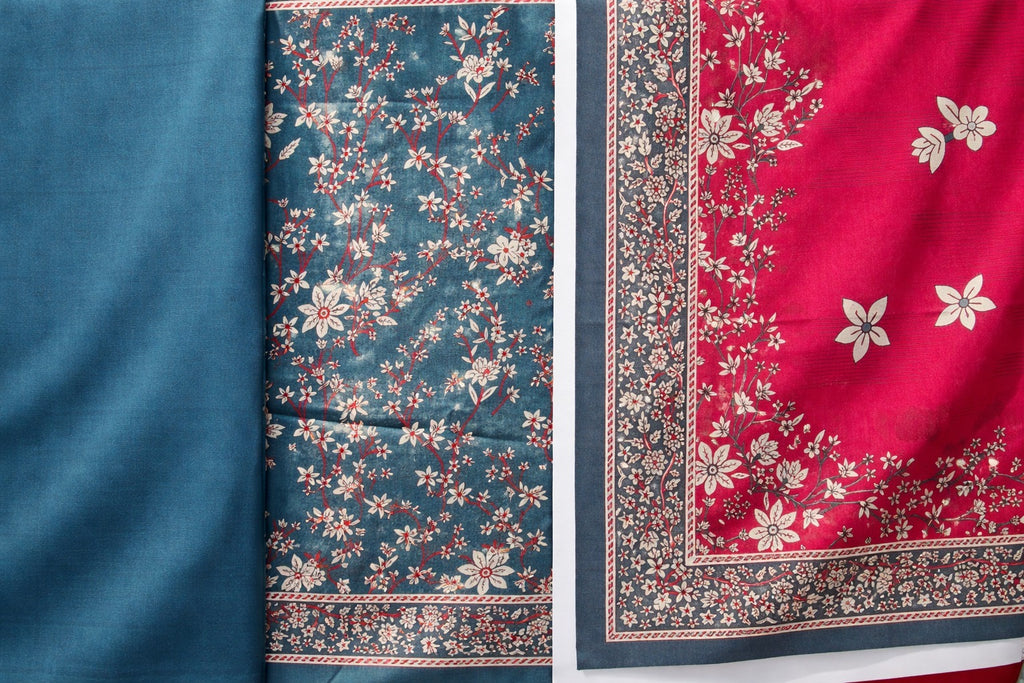 Premium Lawn Unstitch - BluePink RDP7