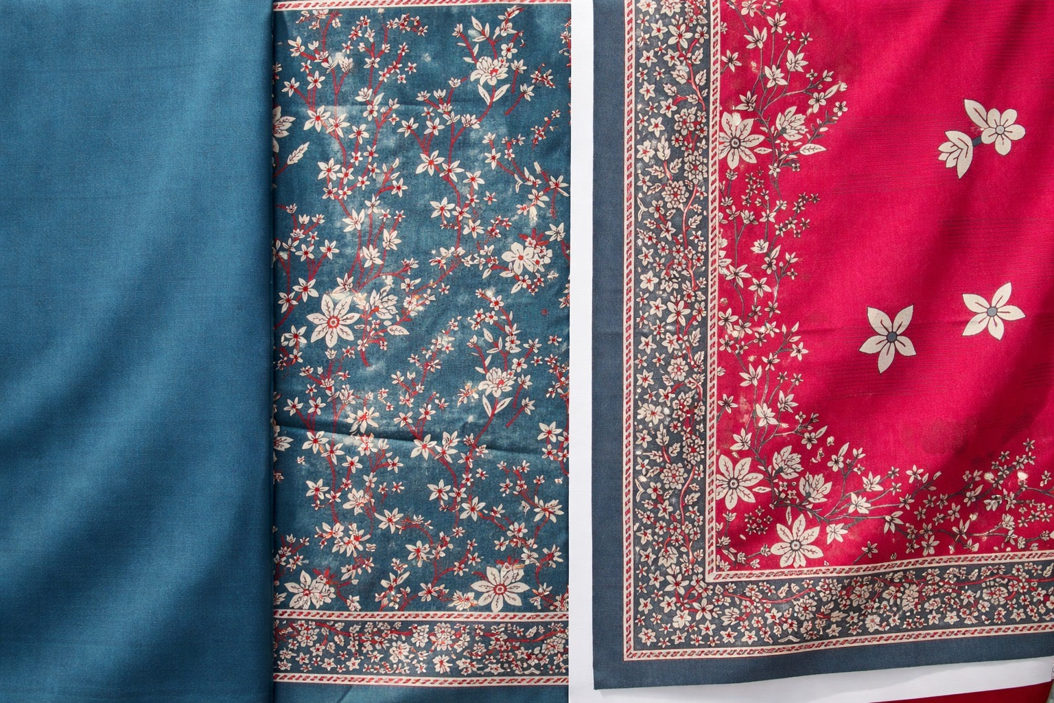 Premium Lawn Unstitch - BluePink RDP7