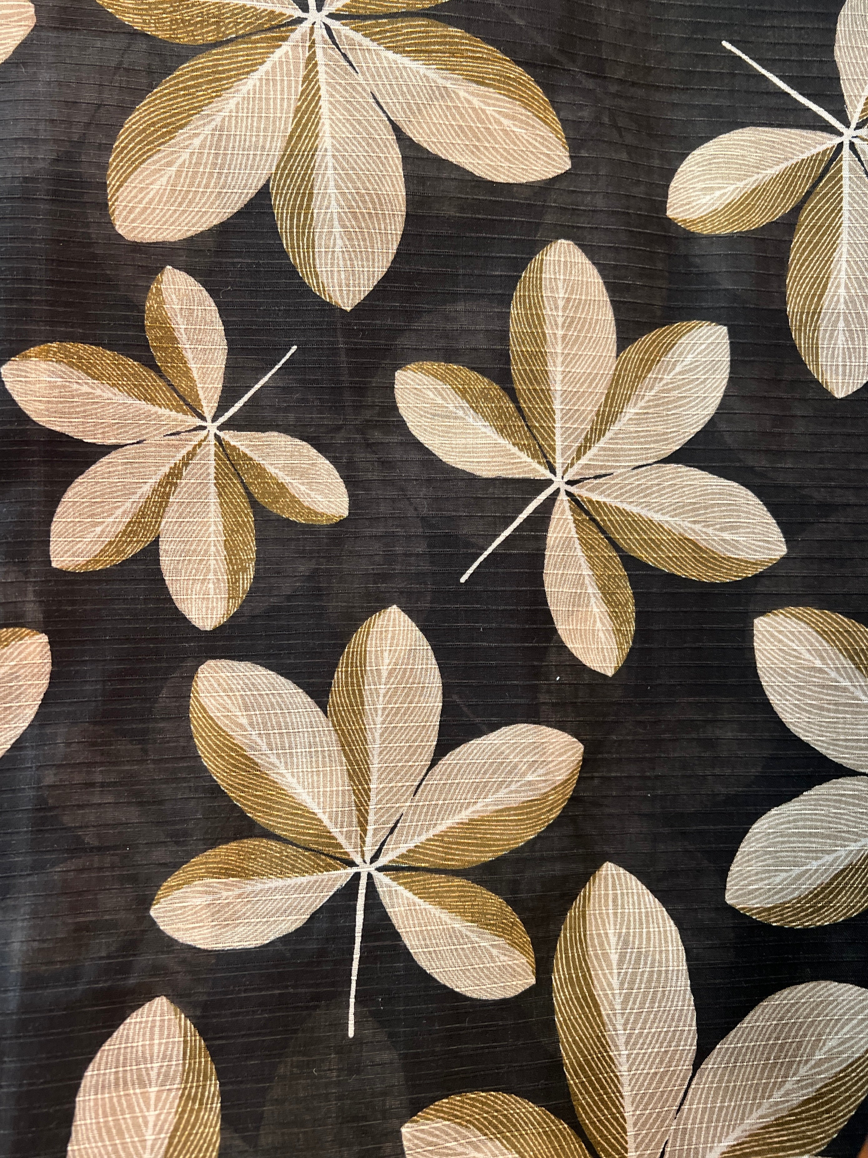 Textured Matching 2 piece Lawn - BlackBeige BDHT18