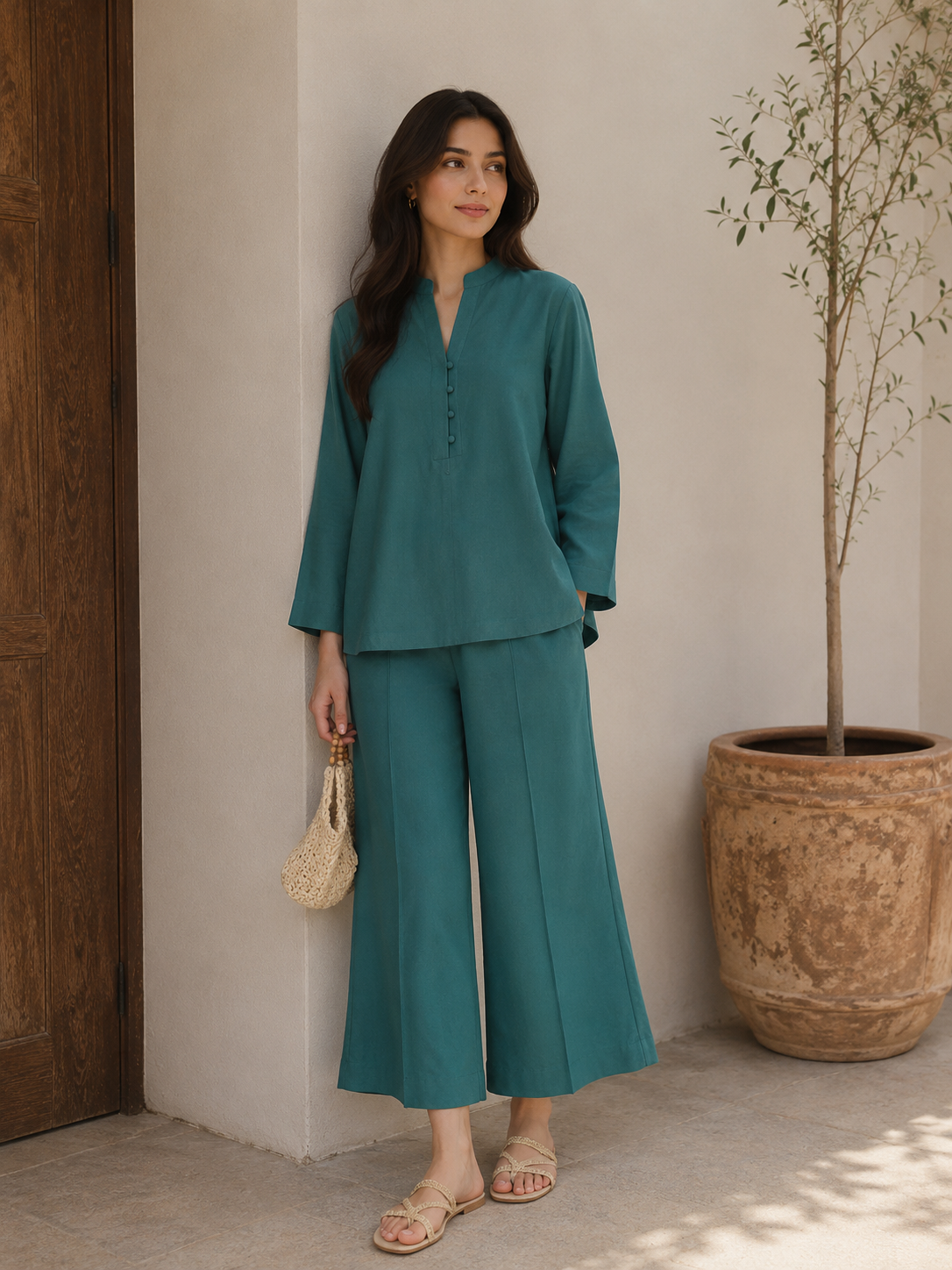 Bottle green - 2 piece unstitch