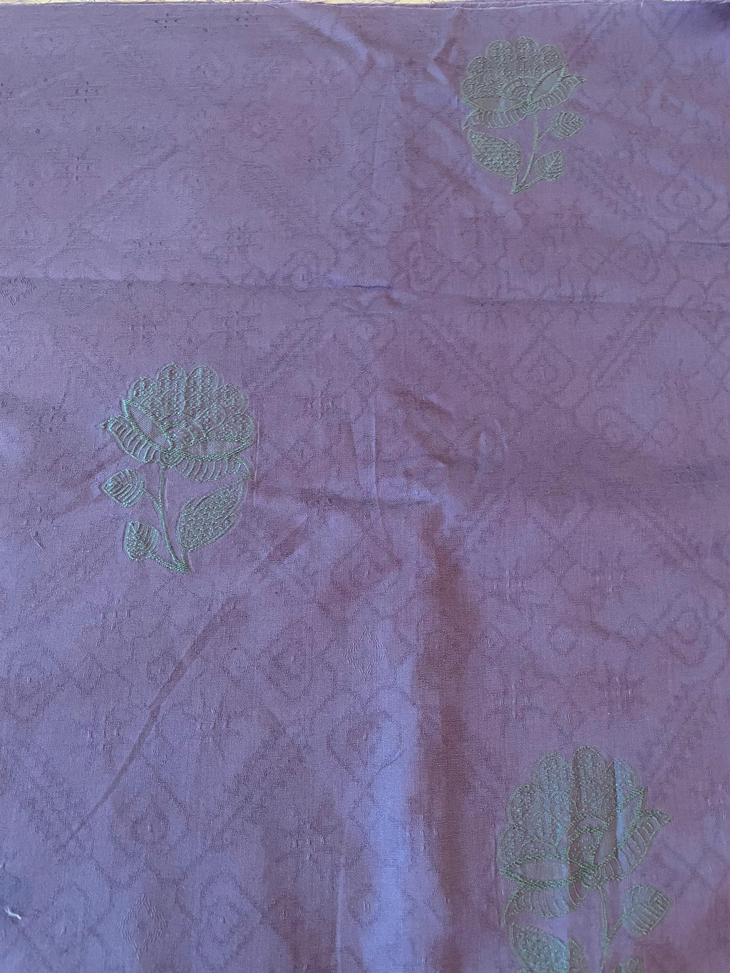 Purple - 3 piece unstitch lawn