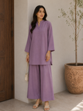 Purple solid - 2 piece unstitch