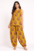 Textured Matching 2 piece Lawn - yellow BDHT14
